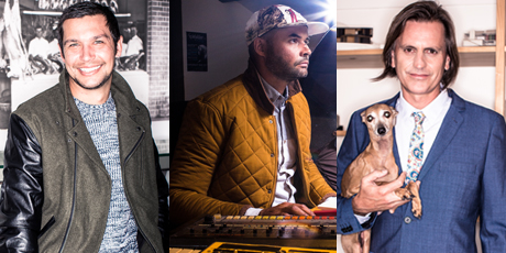 Ivan Mansell, Hayden Strom and Nicholas Stevens, share their personal styles. Photo / Babiche Martens